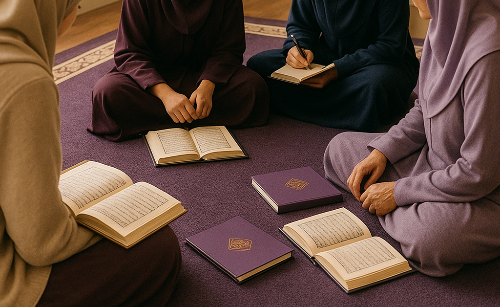 Students studying at Amana Institute